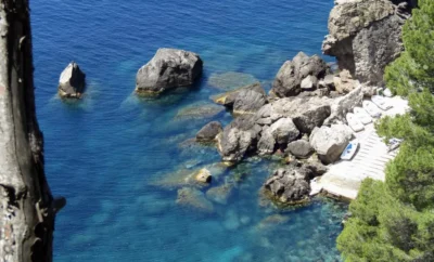 Swim in crystal-clear Mediterranean waters